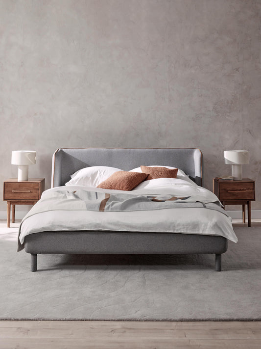 Lumeno Upholstered Bed with Headboard