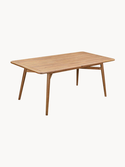 Marvello Acacia Wood Garden Table, 180 x 90 cm