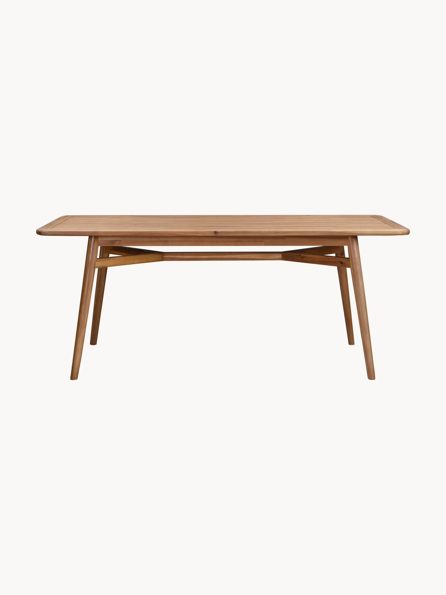 Marvello Acacia Wood Garden Table, 180 x 90 cm