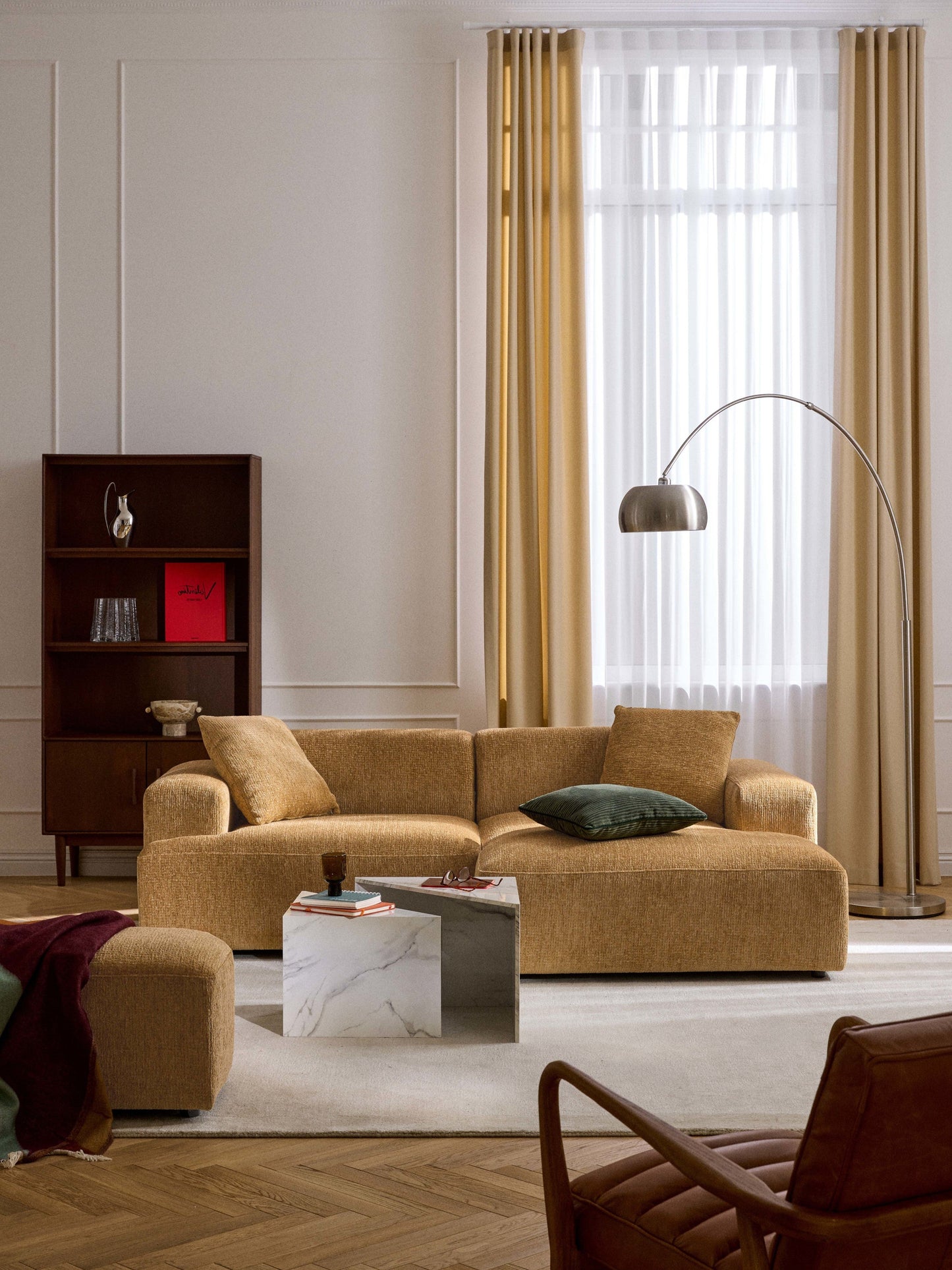 Melvora Corner Sofa (3-Seater)
