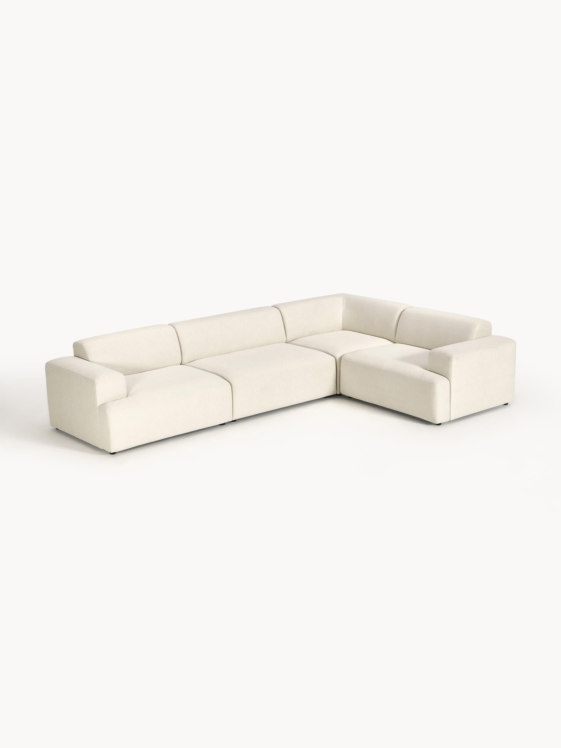 Melvora Large Corner Sofa, 4-Seater