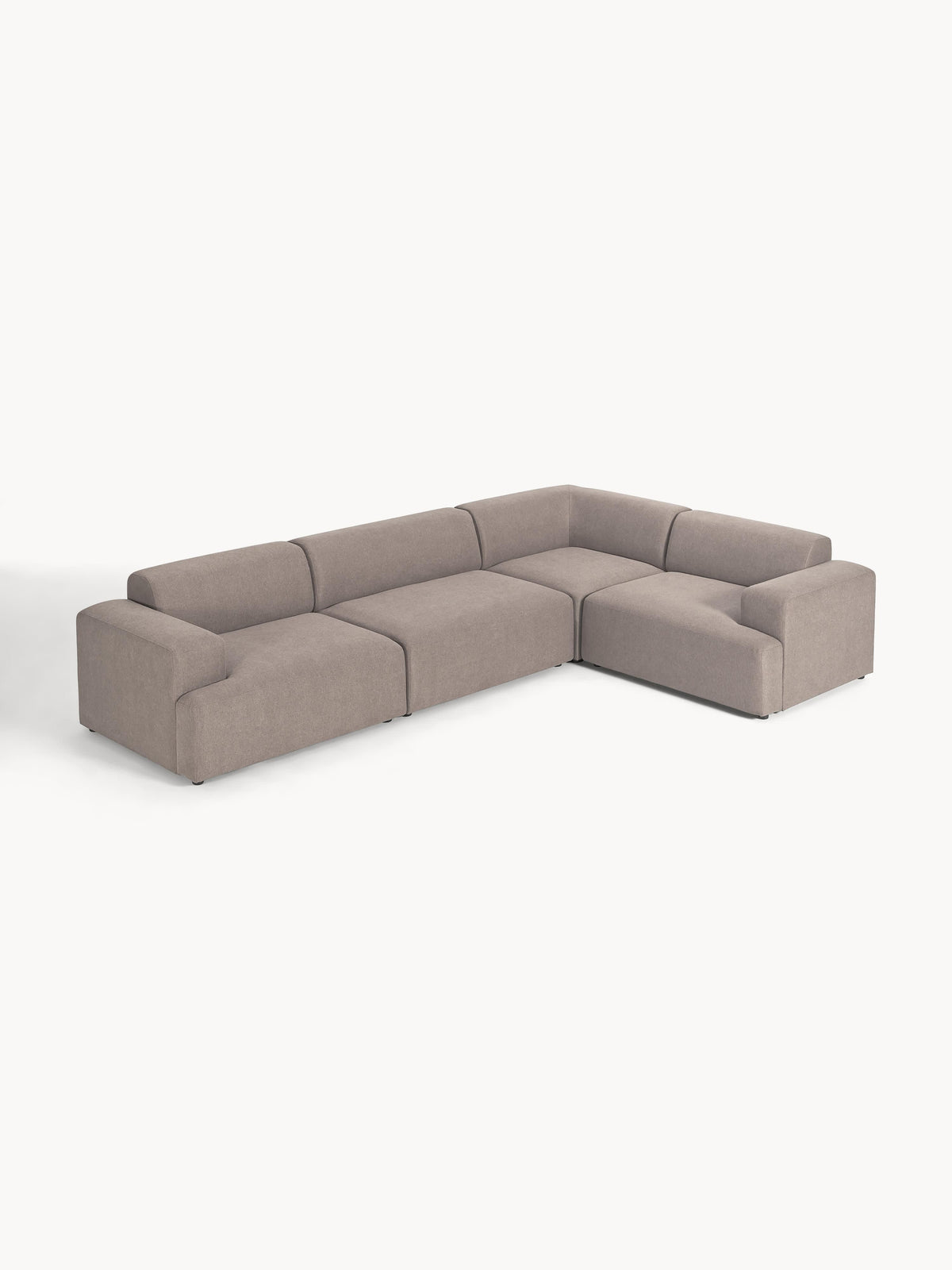 Melvora Large Corner Sofa, 4-Seater