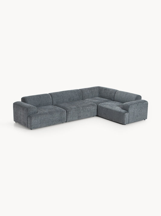 Melvora Large Corner Sofa, 4-Seater