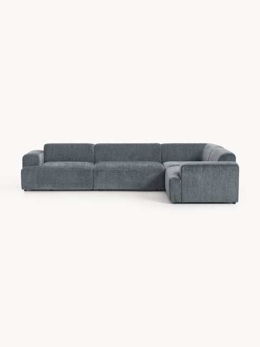 Melvora Large Corner Sofa, 4-Seater