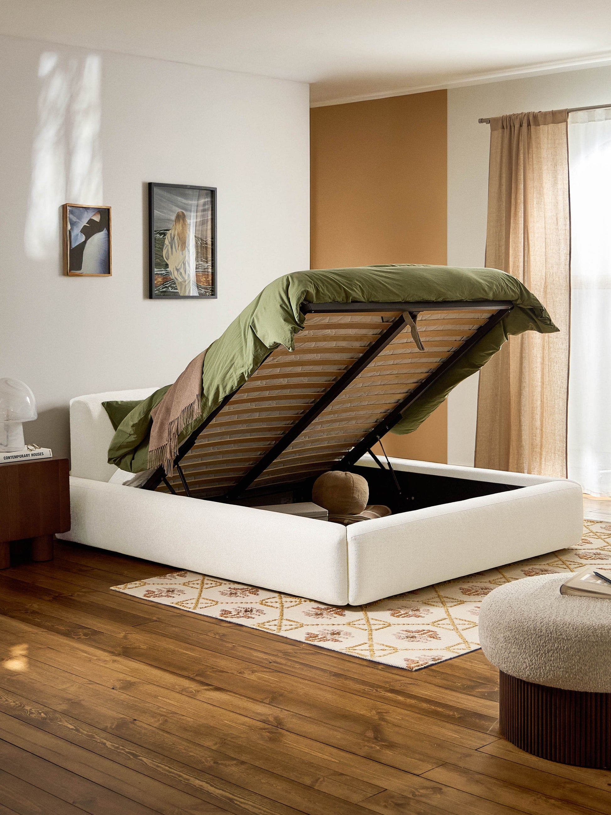 Melvora Upholstered Bed with Storage