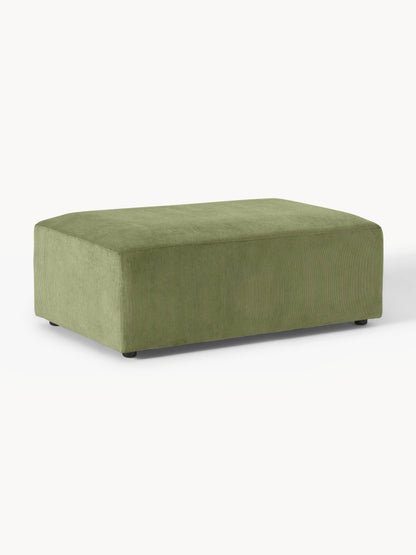 Melvora XL Corduroy Ottoman, W 116 x D 72 cm