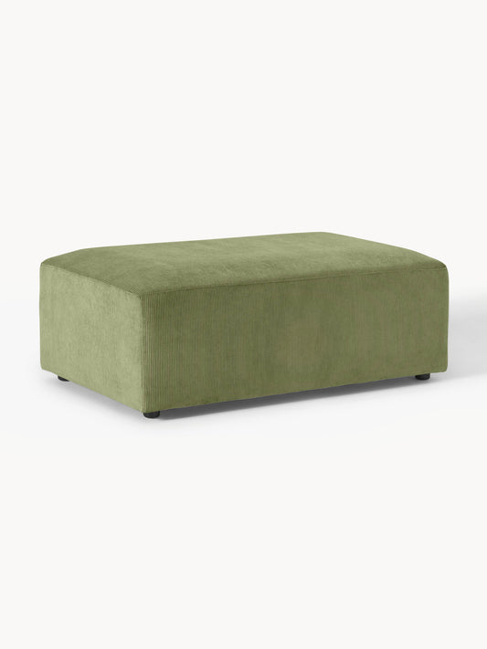 Melvora XL Corduroy Ottoman, W 116 x D 72 cm