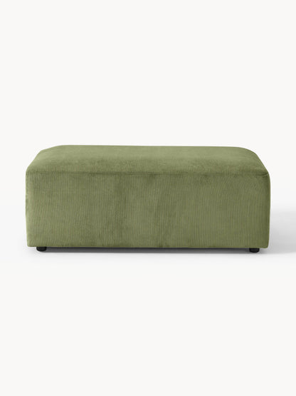 Melvora XL Corduroy Ottoman, W 116 x D 72 cm