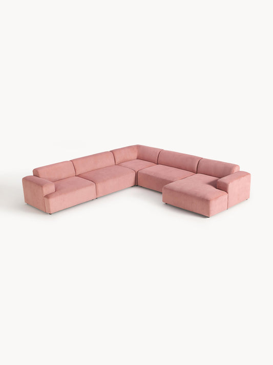 Melvora XL Corner Sofa in Corduroy