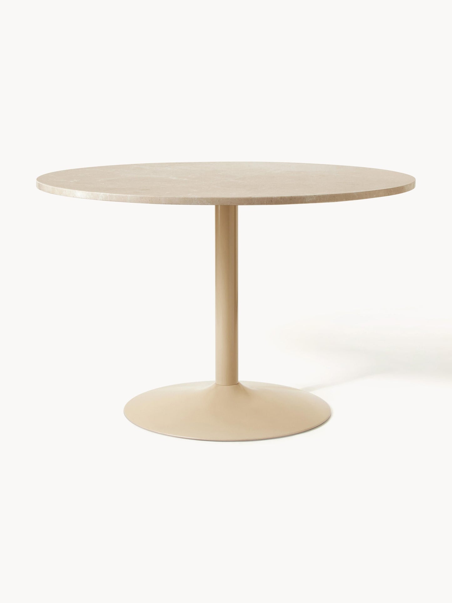Milvana Oval Marble Dining Table, 120 x 90 cm