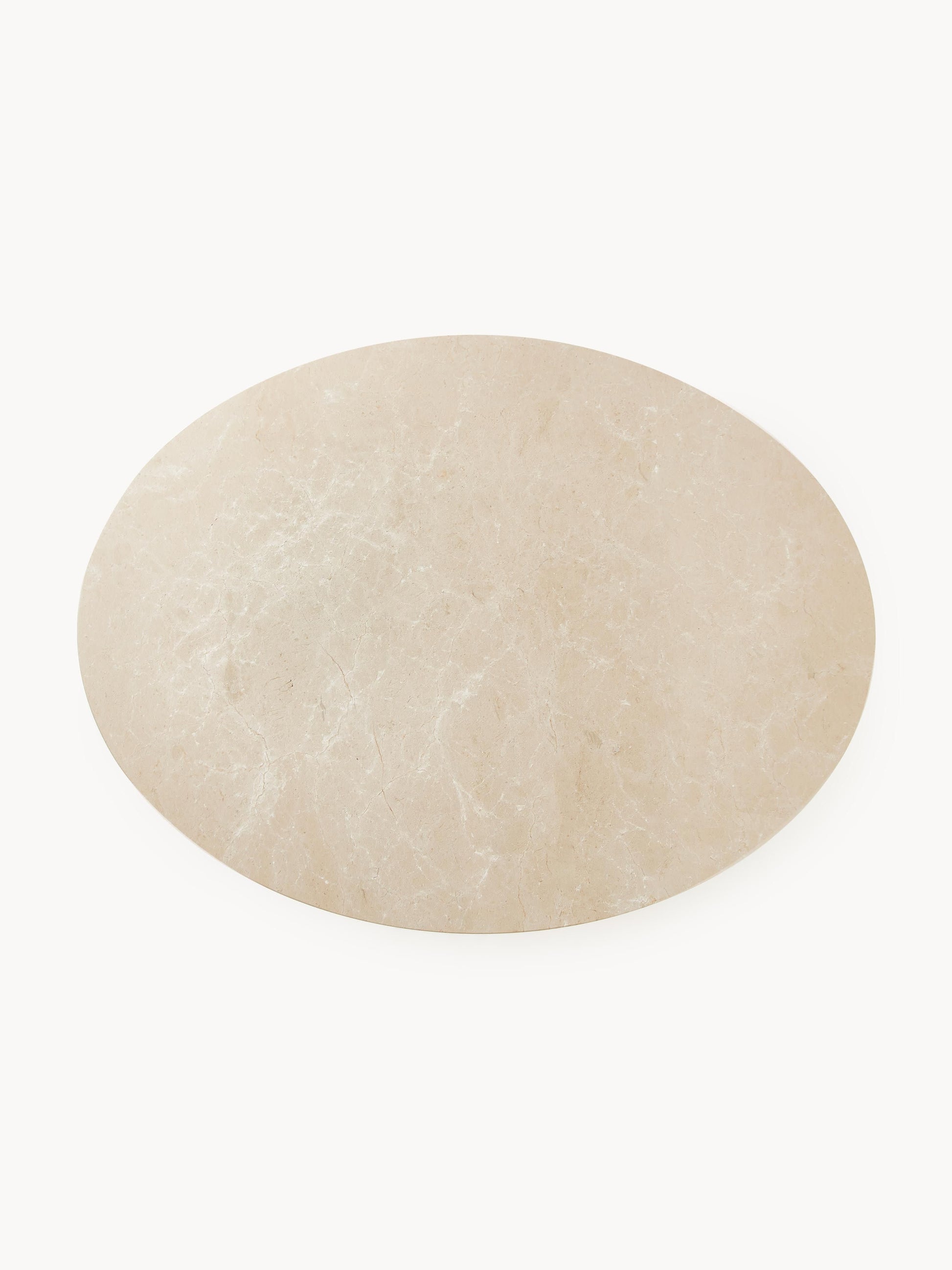 Milvana Oval Marble Dining Table, 120 x 90 cm