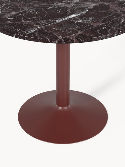 Milvana Round Marble Dining Table, Ø 90 cm