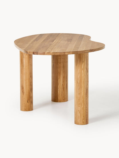 Narvano Oak Dining Table with Organic Shape, in Various Sizes