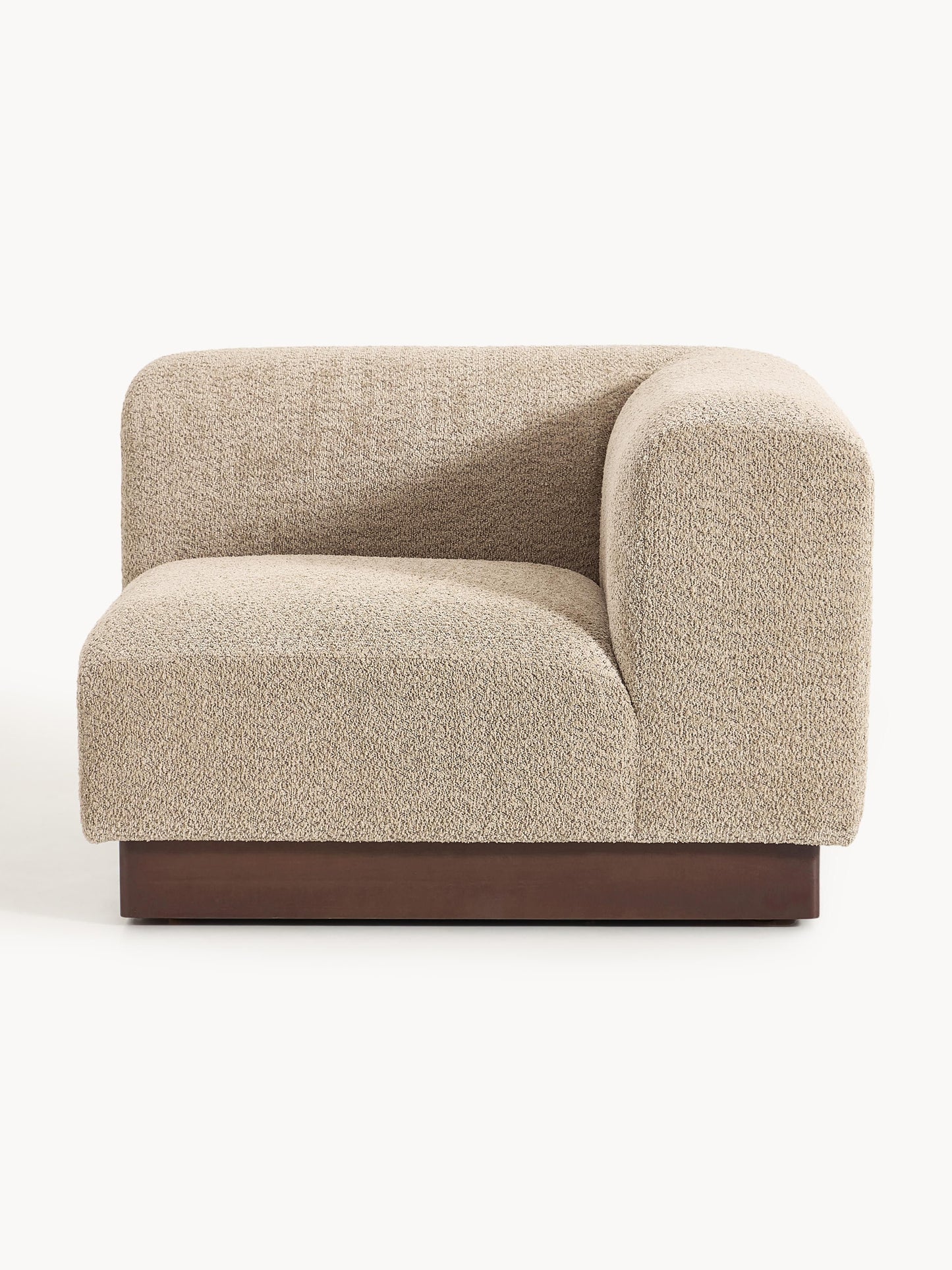Natvira Teddy Bouclé Corner Module