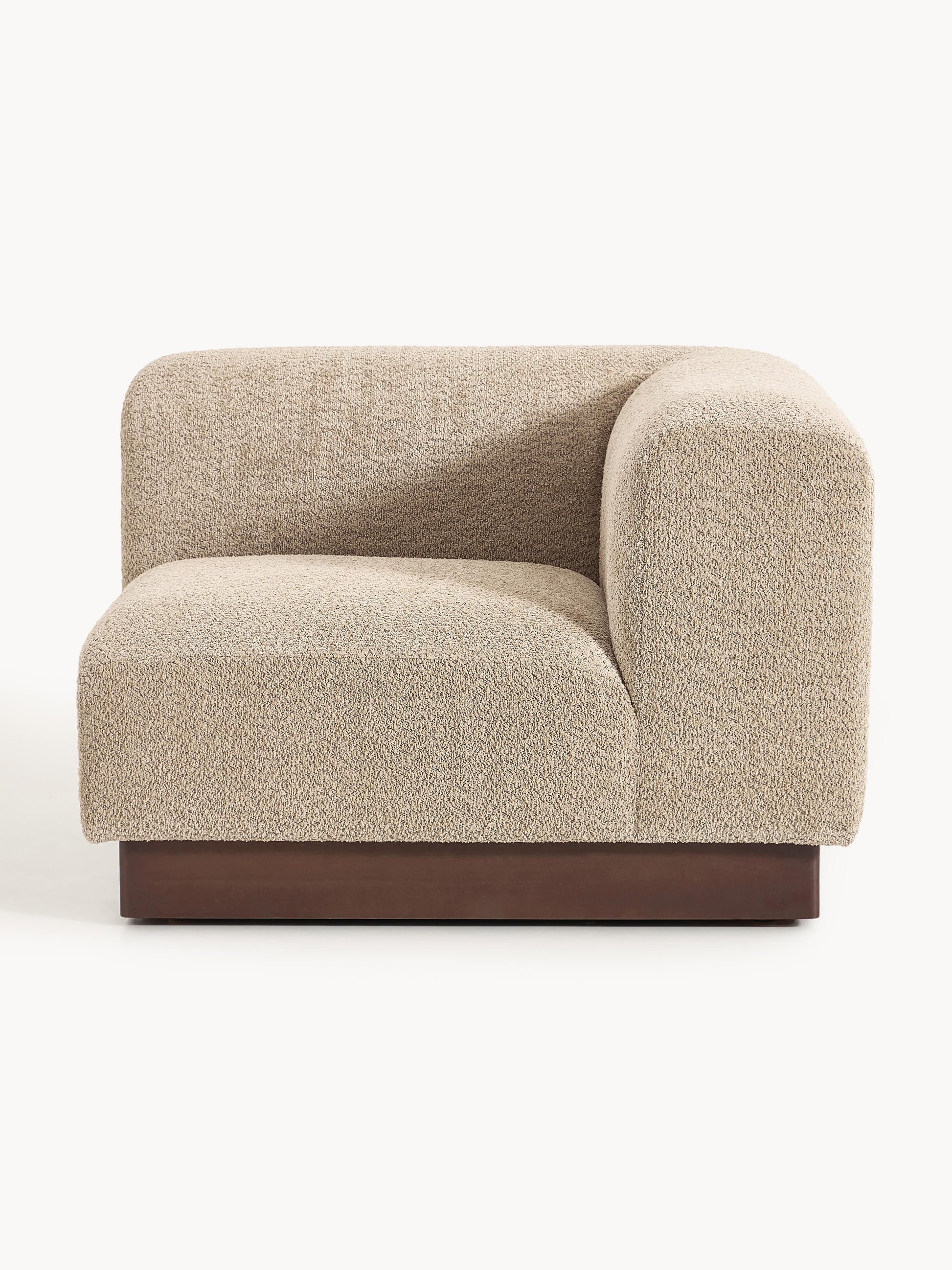 Natvira Teddy Bouclé Corner Module
