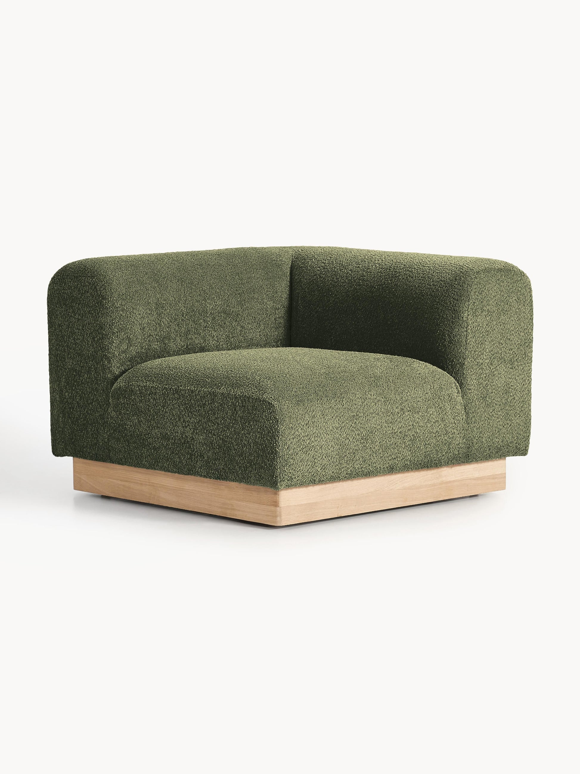 Natvira Teddy Bouclé Corner Module