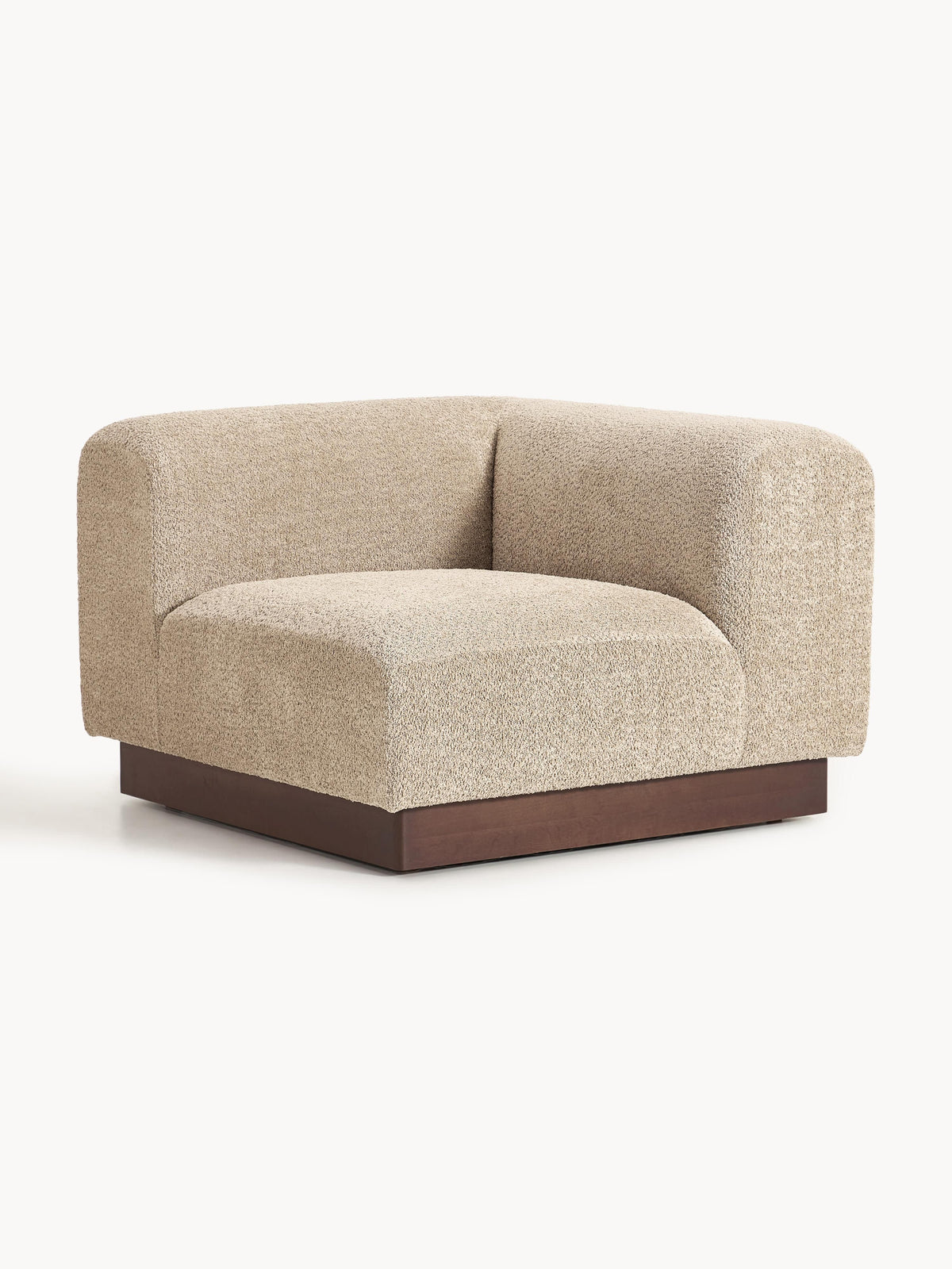 Natvira Teddy Bouclé Corner Module