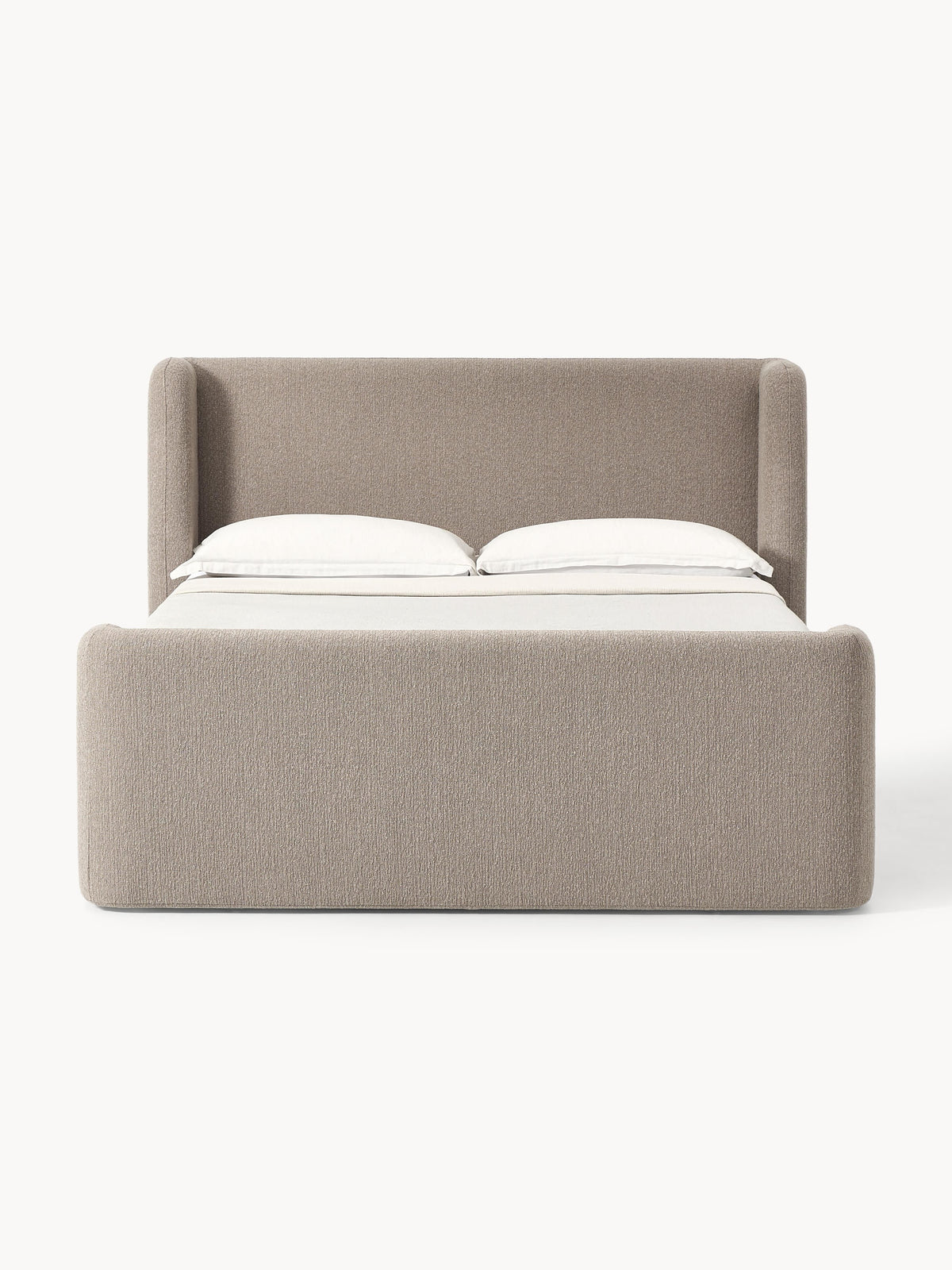 Perlova Bouclé Box Spring Bed