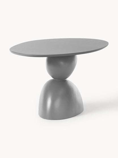 Sahvero Oval Dining Table with Organic Design, 180 x 90 cm