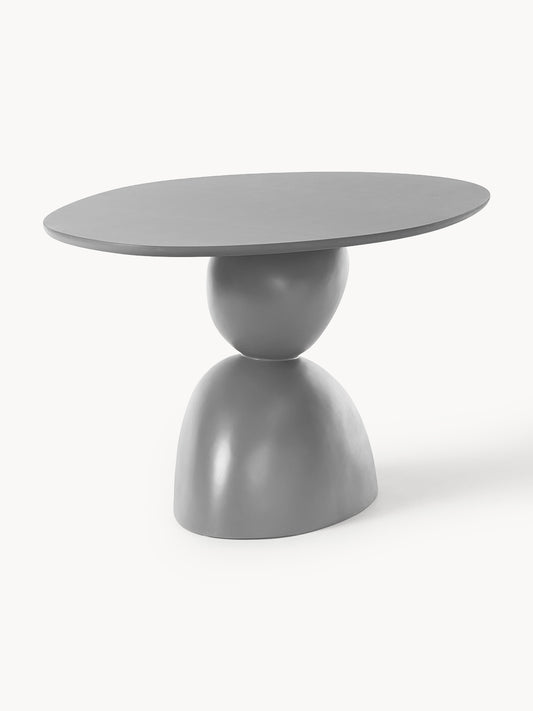 Sahvero Oval Dining Table with Organic Design, 180 x 90 cm