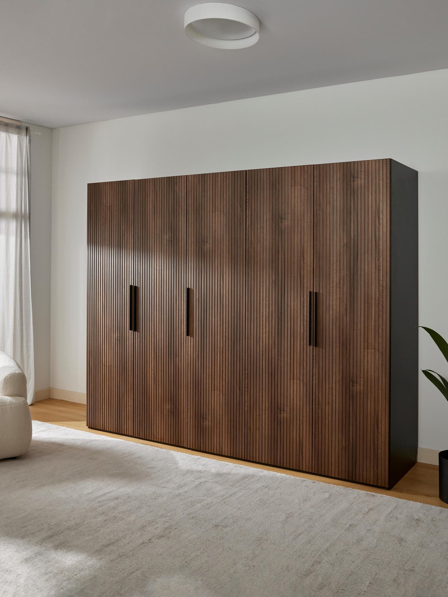 Simvera Hinged-Door Modular Wardrobe, 250 cm Wide, in Various Sizes