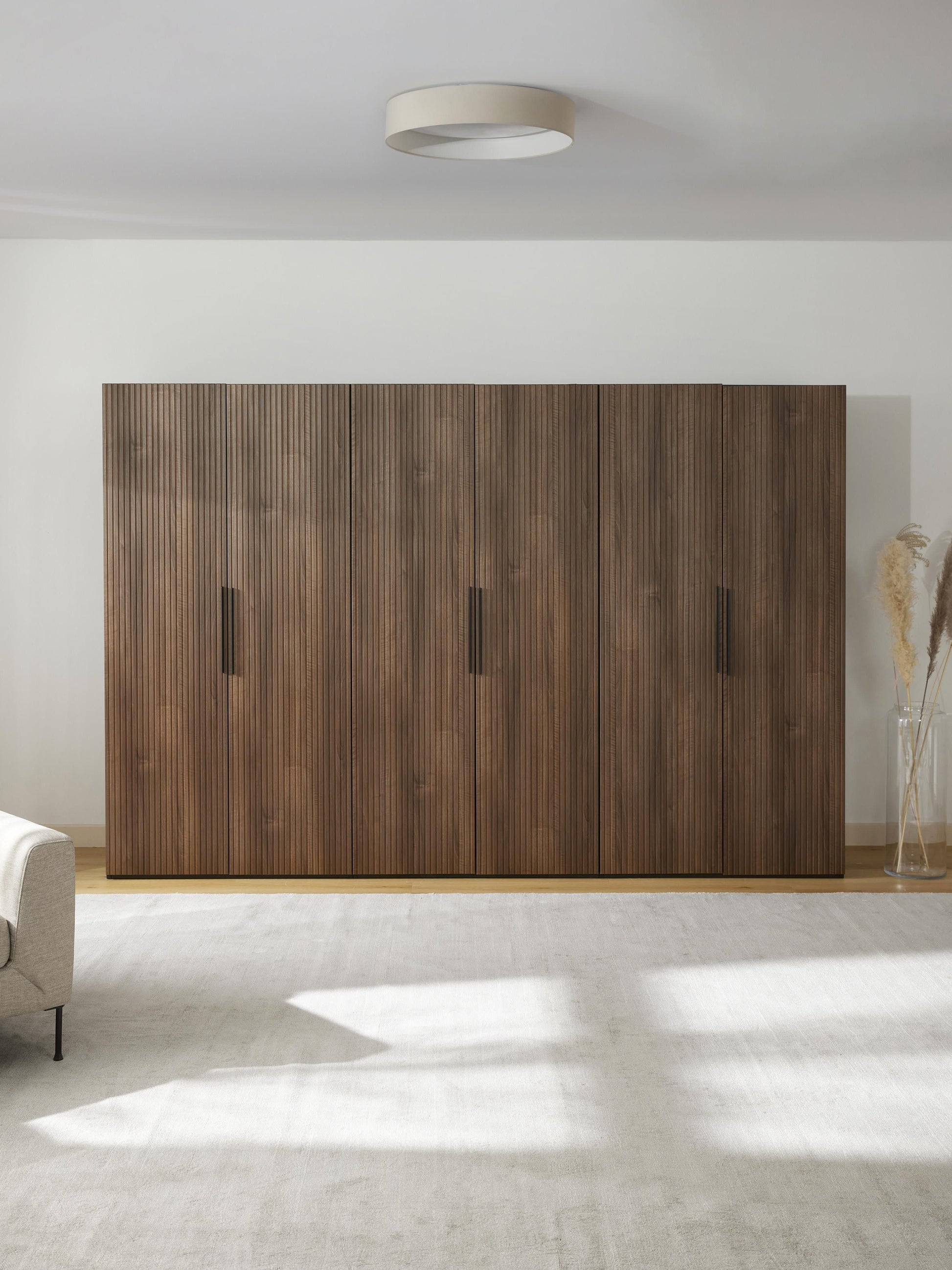 Simvera Hinged-Door Modular Wardrobe, 300 cm Wide, in Various Sizes