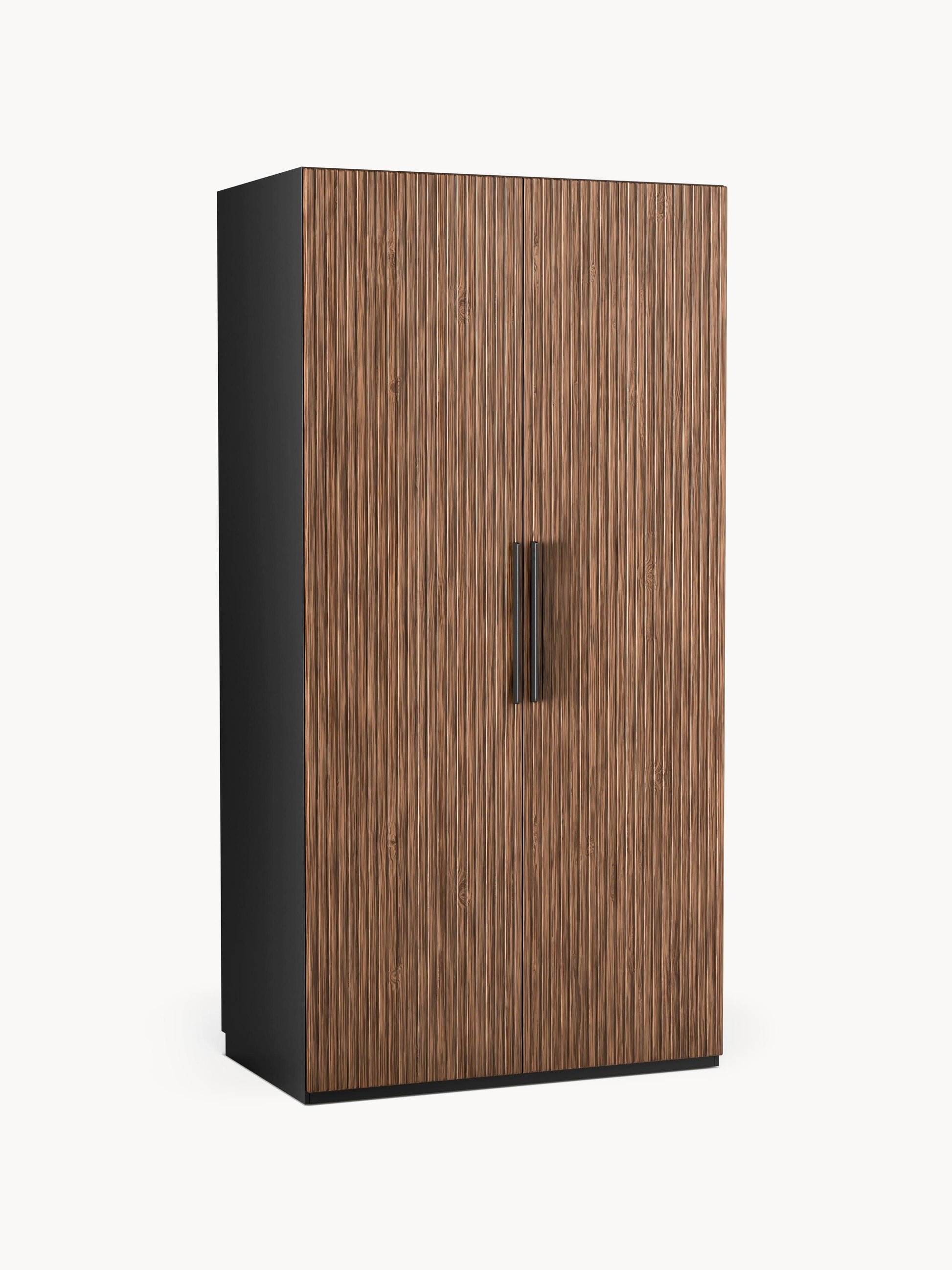 Simvera Modular Hinged-Door Wardrobe, 100 cm Wide, in Various Sizes