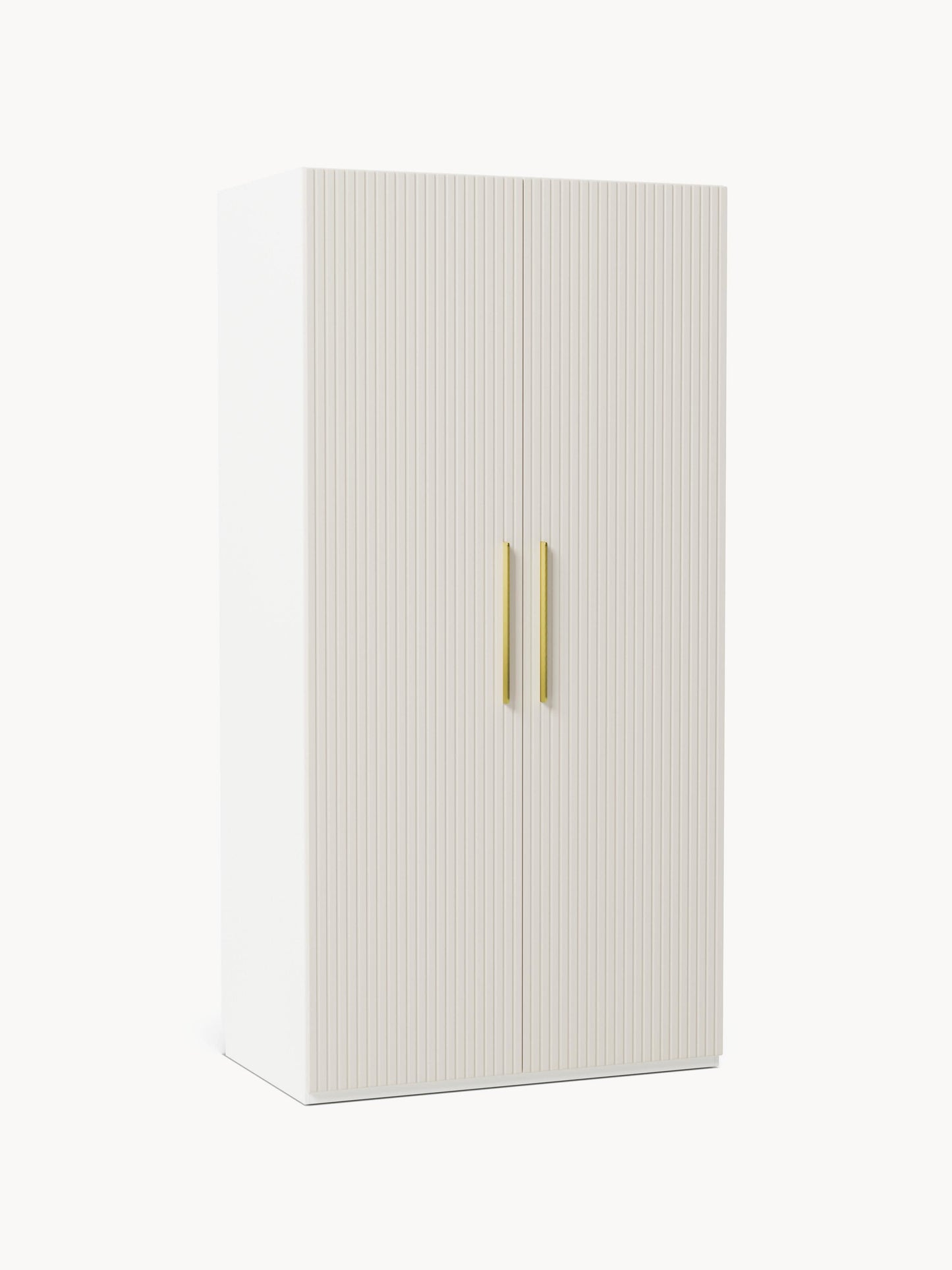 Simvera Modular Hinged-Door Wardrobe, 100 cm Wide, in Various Sizes