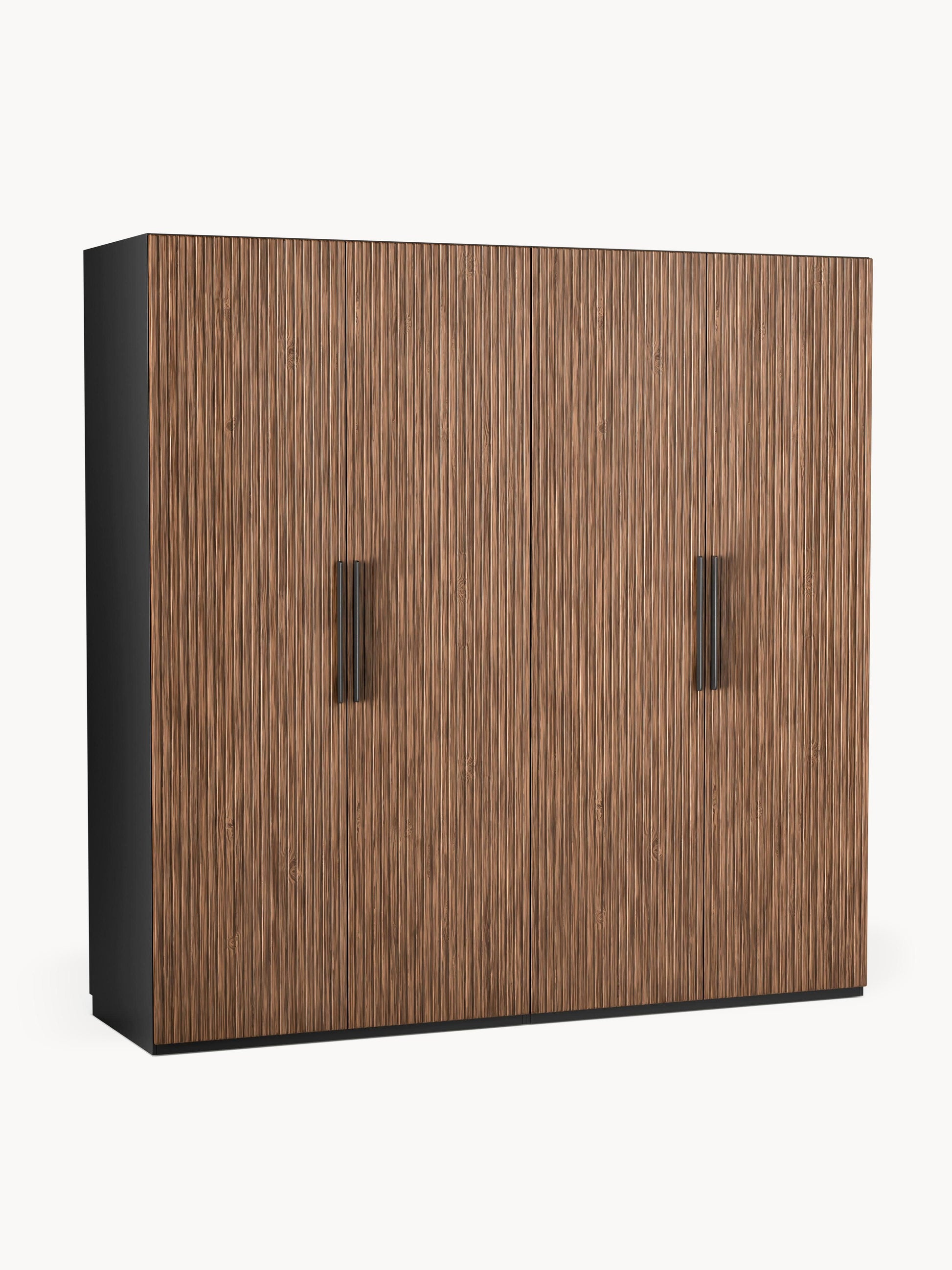 Simvera Modular Hinged-Door Wardrobe, 200 cm Wide, in Various Sizes