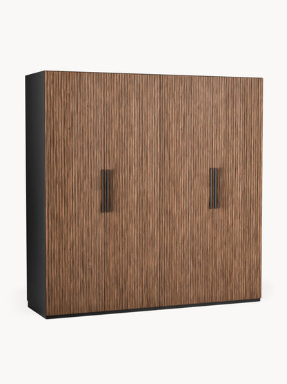 Simvera Modular Hinged-Door Wardrobe, 200 cm Wide, in Various Sizes