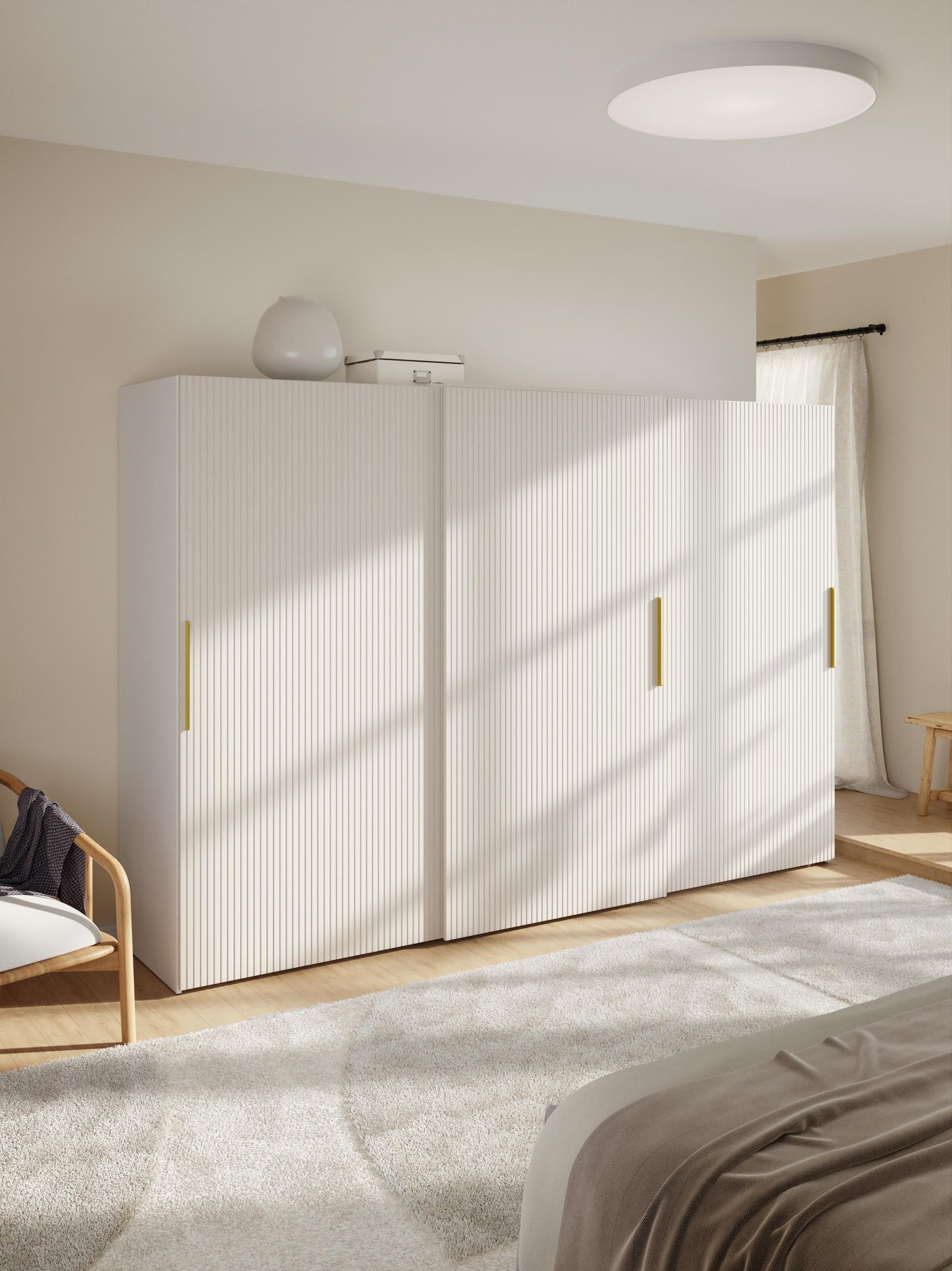 Simvera Sliding-Door Modular Wardrobe, 300 cm Wide, in Various Sizes