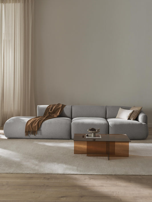 Sofrena Modular Chaise in Bouclé (2-Seater)