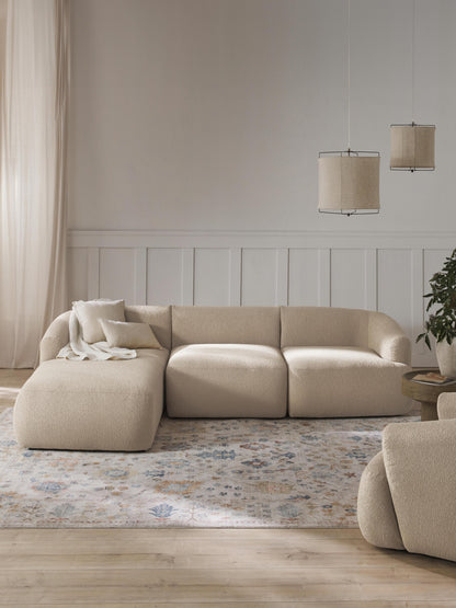 Sofrena Modular Corner Sofa in Bouclé (3-Seater)