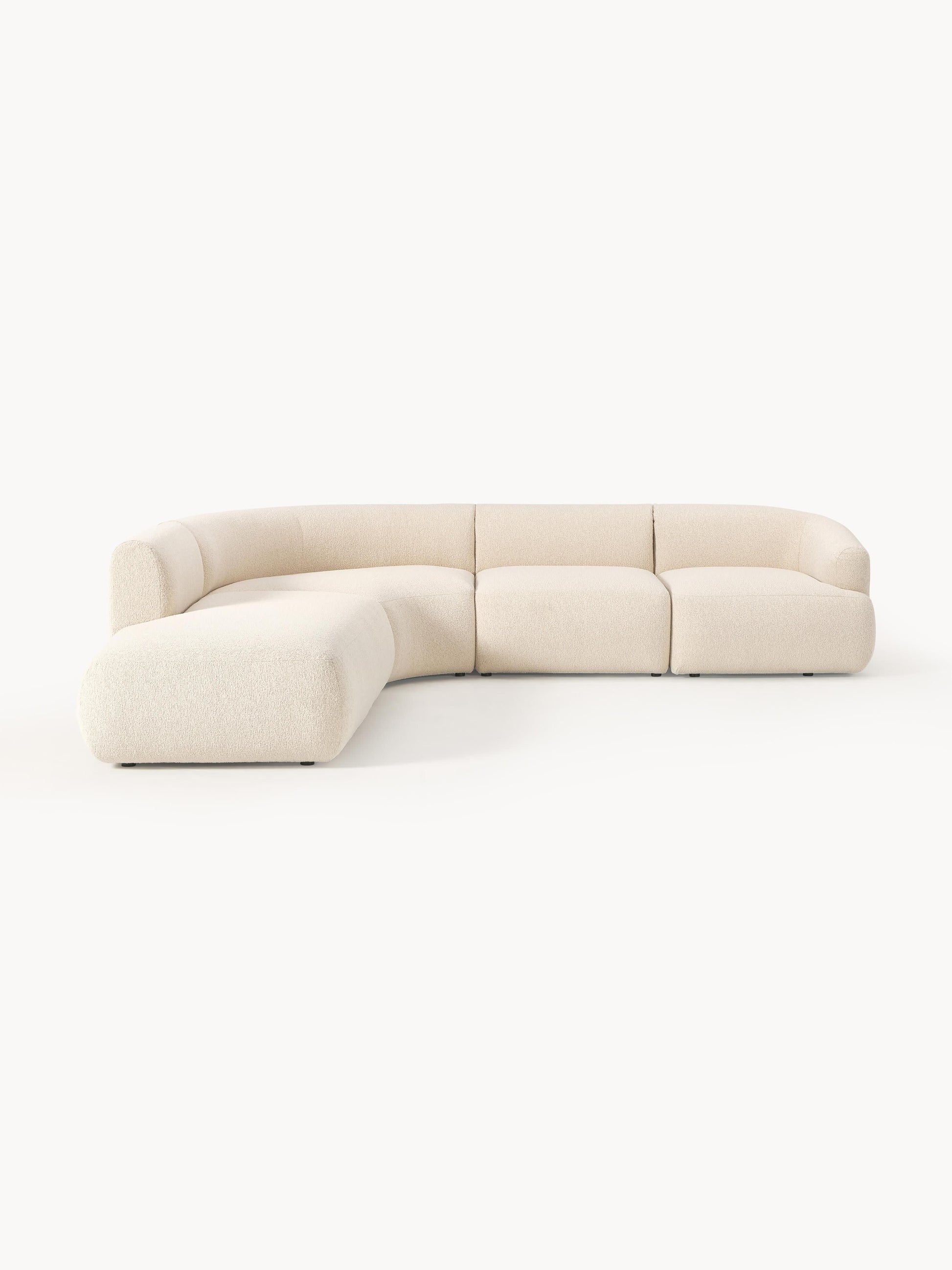 Sofrena Modular Corner Sofa in Bouclé (4-Seater)