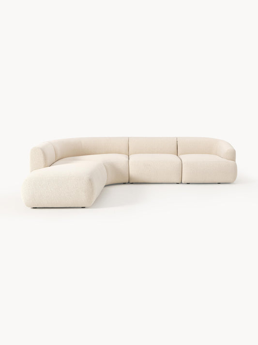 Sofrena Modular Corner Sofa in Bouclé (4-Seater)