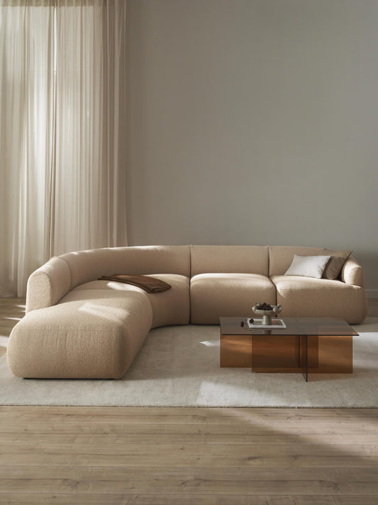 Sofrena Modular Corner Sofa in Bouclé (4-Seater)