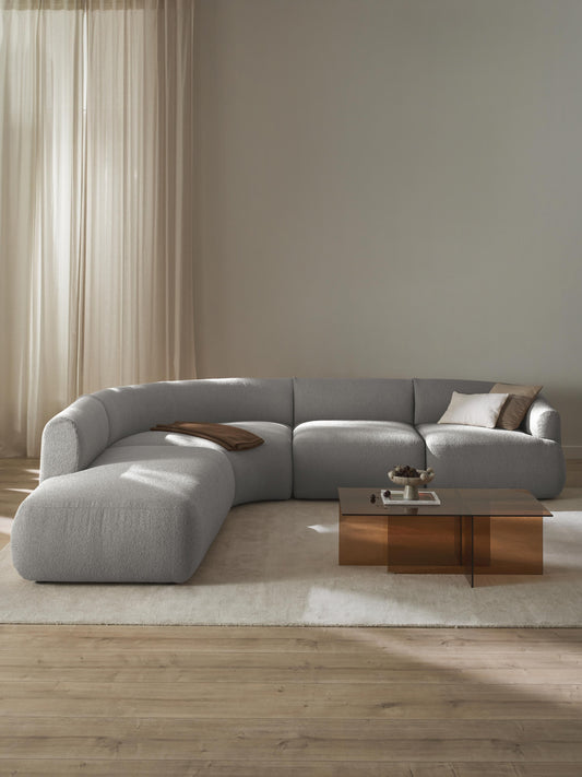 Sofrena Modular Corner Sofa in Bouclé (4-Seater)