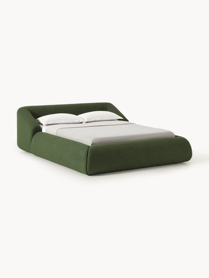 Sofrena Upholstered Bed in Bouclé