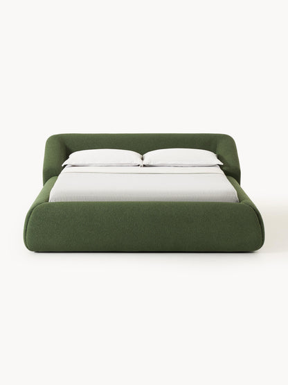 Sofrena Upholstered Bed in Bouclé