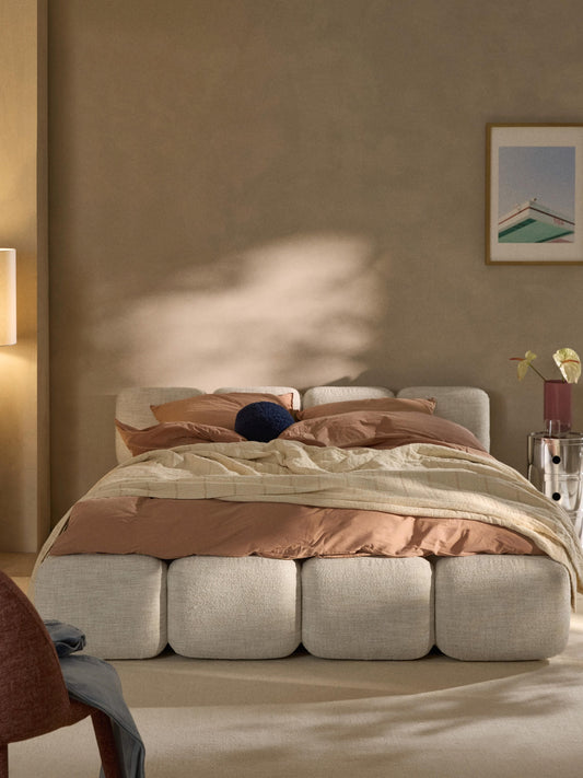 Taylis Bouclé Upholstered Bed
