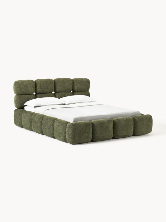 Taylis Teddy Bouclé Upholstered Bed