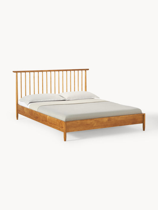 Windvero Wooden Bed with Pine Headboard
