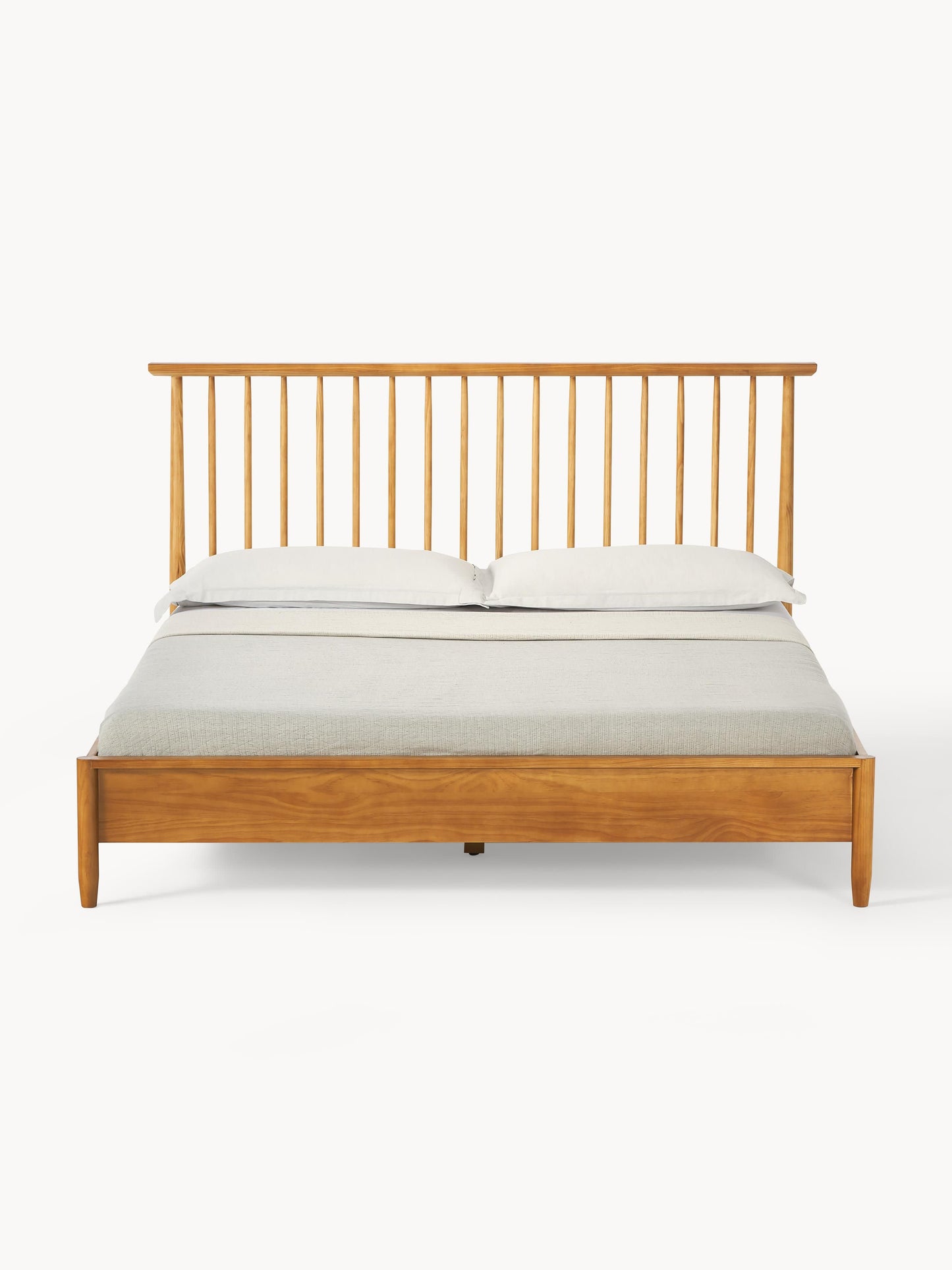 Windvero Wooden Bed with Pine Headboard