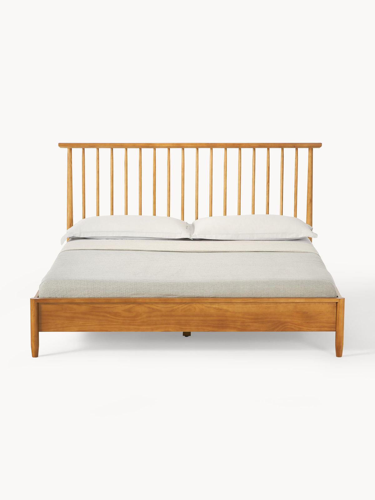 Windvero Wooden Bed with Pine Headboard