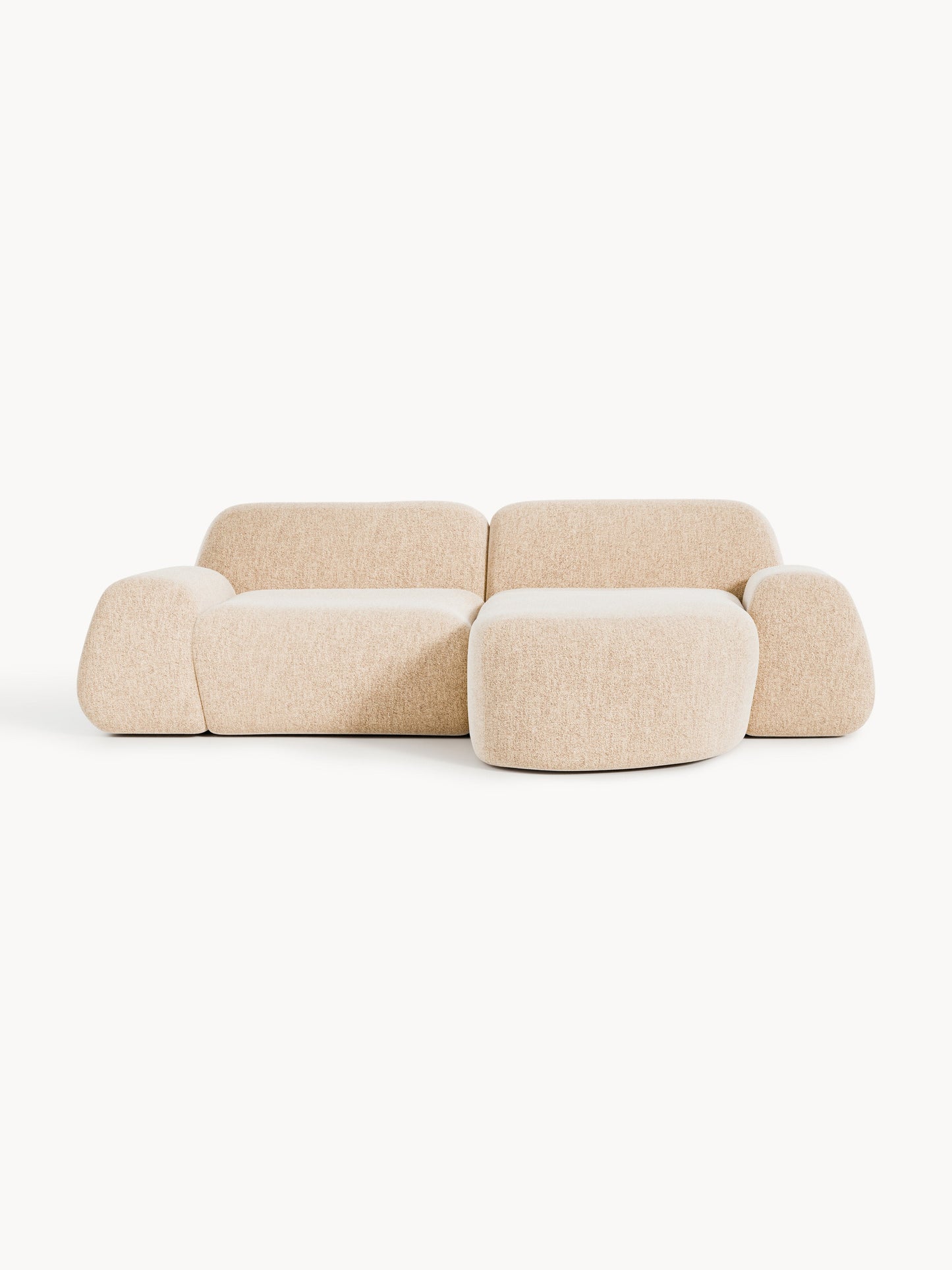 Wolvara Bouclé Modular Corner Sofa (3-Seater)