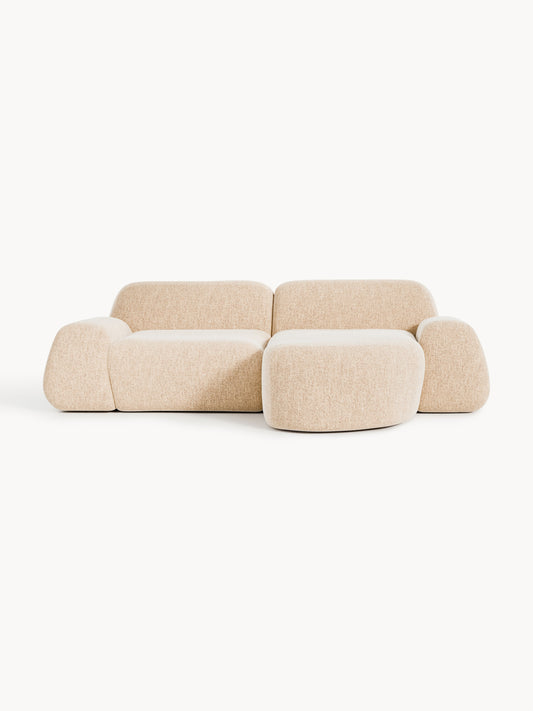 Wolvara Bouclé Modular Corner Sofa (3-Seater)