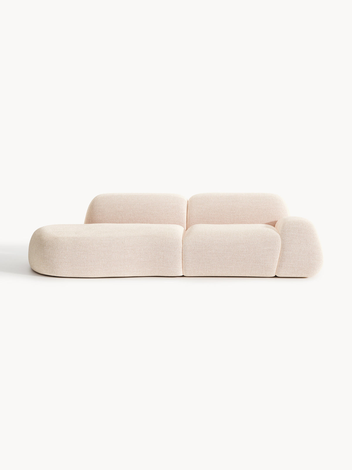 Wolvara Modular Chaise in Bouclé (3-Seater)