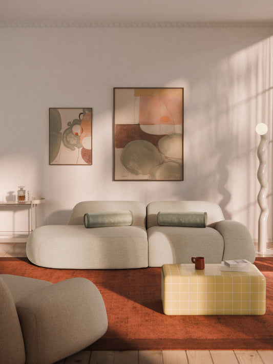 Wolvara Modular Chaise in Bouclé (3-Seater)