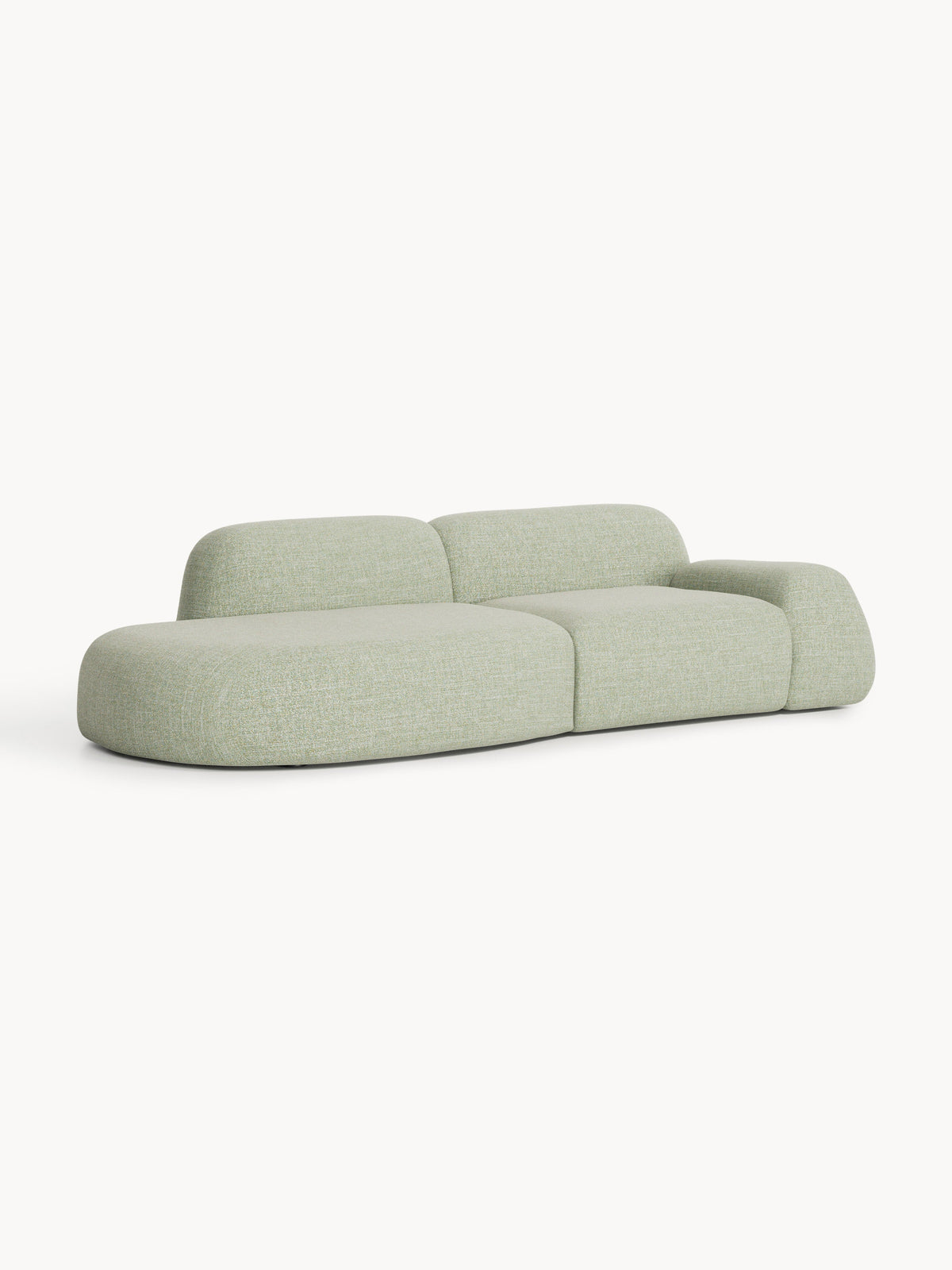 Wolvara Modular Chaise in Bouclé (3-Seater)
