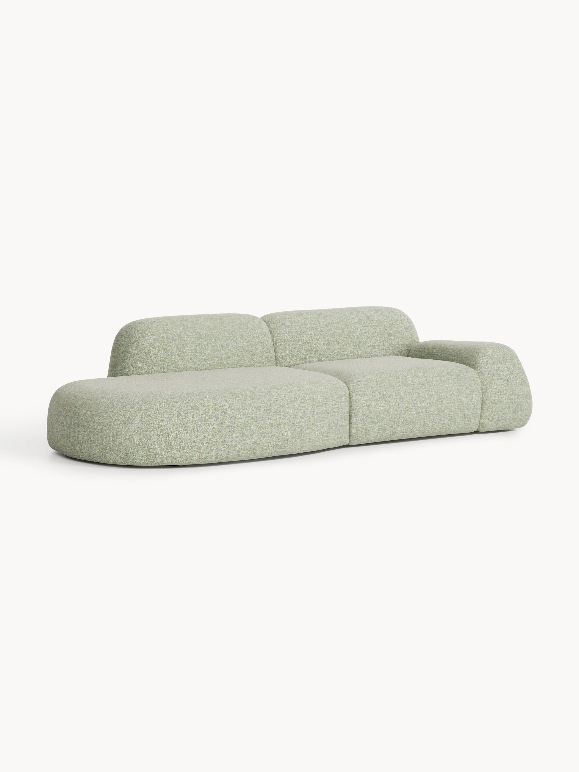Wolvara Modular Chaise in Bouclé (3-Seater)